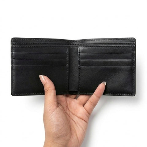 Men's Leather Wallet - Black