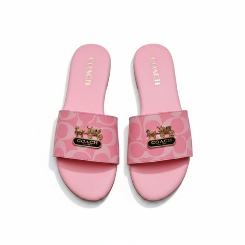Coach Carriage Slide - Pink