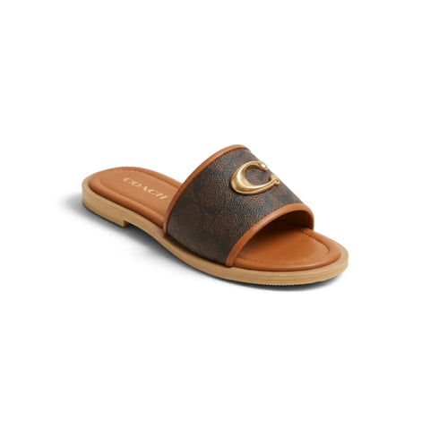 Coach Carriage Slide - Brown