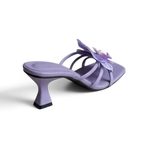 Rosa Bloom Heels - Purple