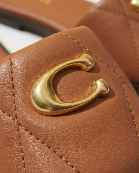 Ivory Comfort Slides - Brown