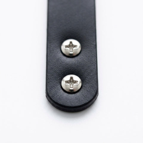 Leather Wristband Unisex - Brown