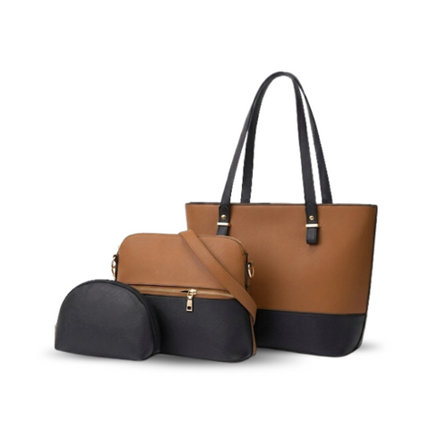 Grace 3 Pcs - Brown / Black