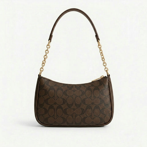 Coach Monogram Crossbody - Brown
